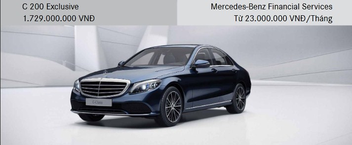 Bảng giá xe Mercedes C200 Exclusive Mới nhất